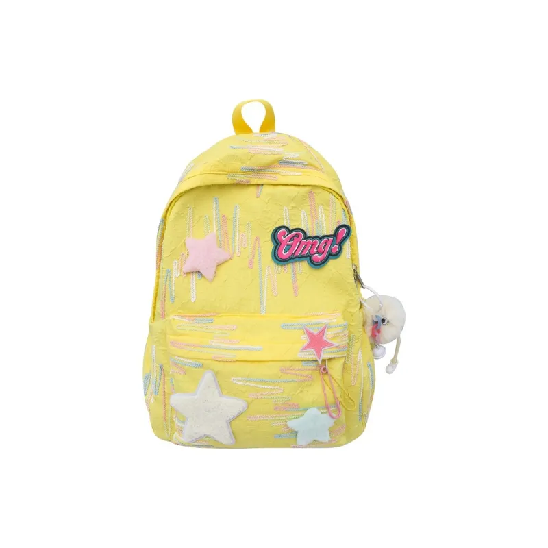 O'ROTA Nylon Backpack Large Size Women's Multicolor-5