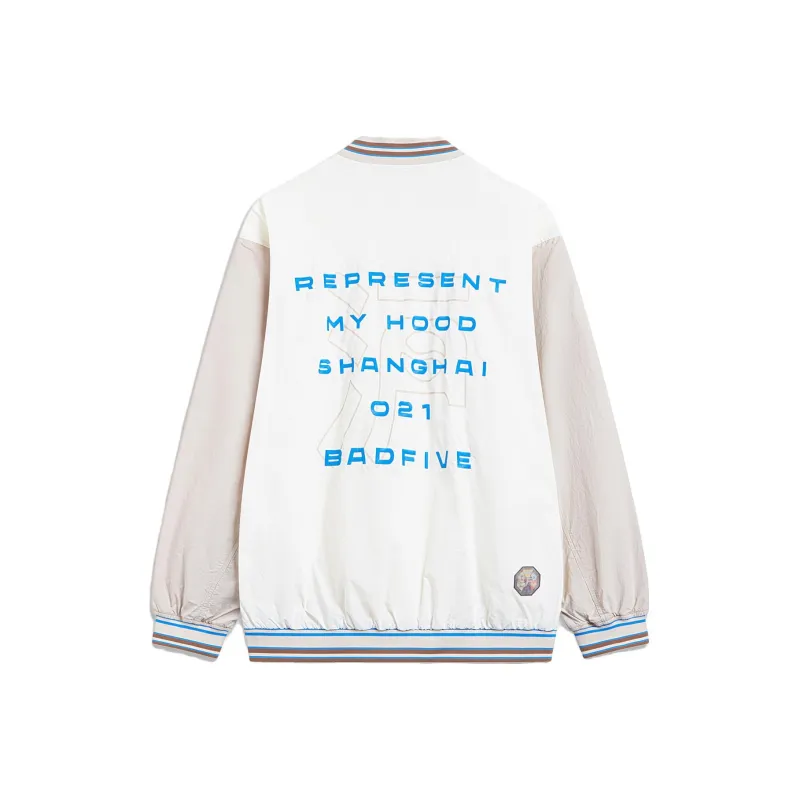 LiNing Badfive Jacket Men's Ivory Mica Gray-0
