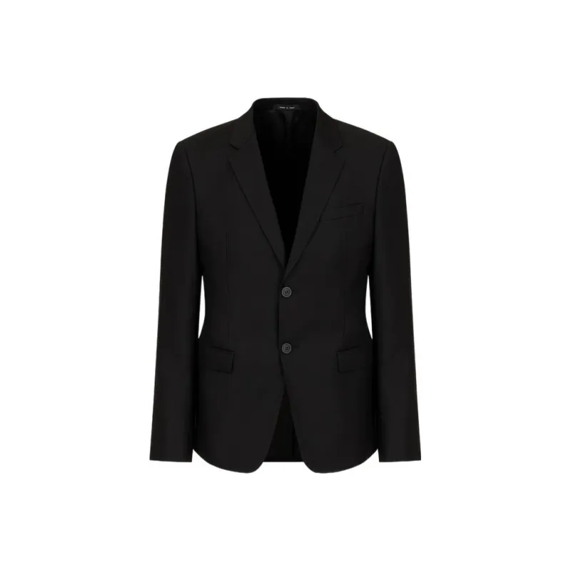 EMPORIO ARMANI Single breasted Worsted Virgin wool Jacket-0