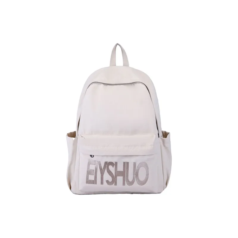 GEERDUN Nylon Backpack Unisex Ivory/Black/Lotus Color/Burgundy/Khaki-0