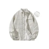 White Plaid (Padded and Thickened)