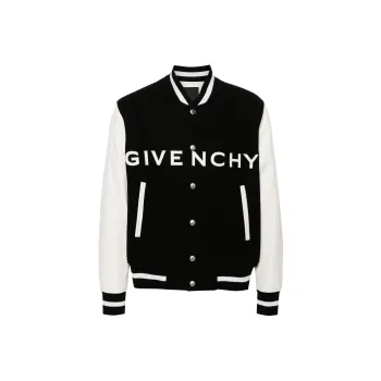 Givenchy Logo Detailed Varsity Bomber Jacket