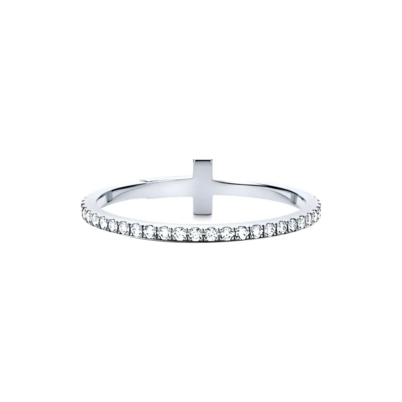 TIFFANY & CO. 18K White Gold Rings Women's-2