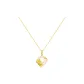 S999 Fine Silver-Lotus Serpent Necklace (Gold)