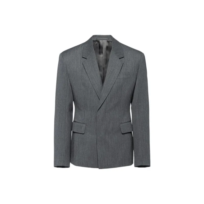 PRADA Business Suits Men Slate Gray-0
