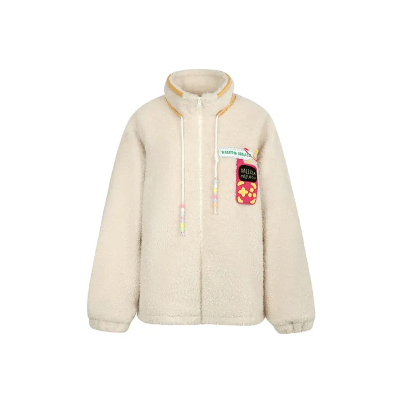 Valeria Obbaco Valeria Obbaco Fun Series Jackets Unisex White-0