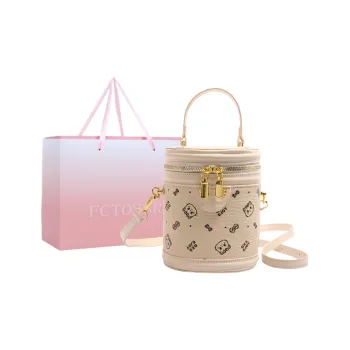 FCTOSSR PU Handbag Women's White/Brown/Pink/Black