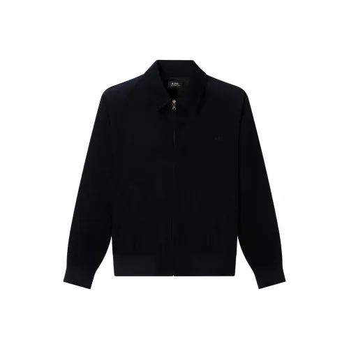 A.P.C We11done jackets Men Marine Blue