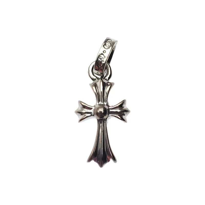 Chrome Hearts 18K White Gold With Sapphire Pendants Unisex Silver/Purple-1