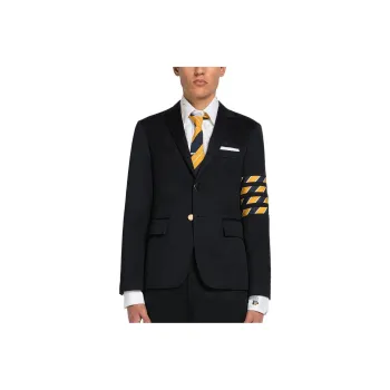 THOM BROWNE Business Suits Men Marine Blue
