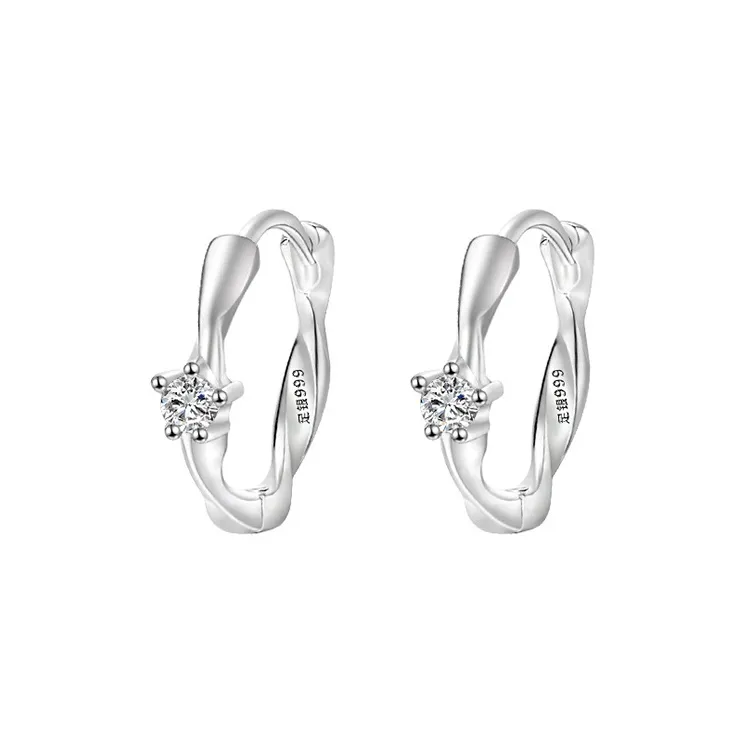 Fan Xing As Season 999 Fine Silver Earrings Women's-0