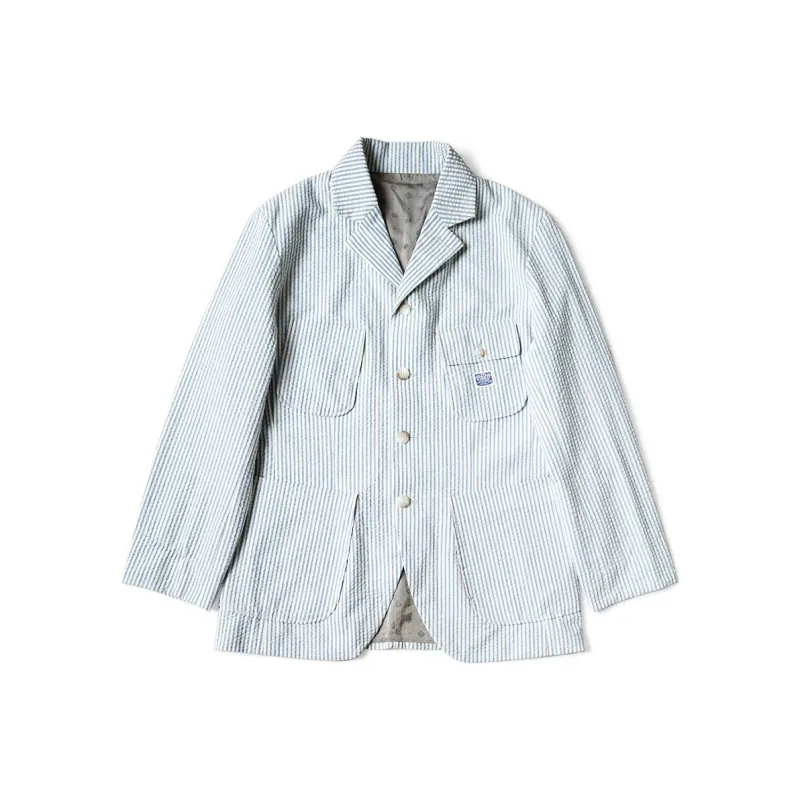 Kapital Striped Cotton Shirt Jacket-0