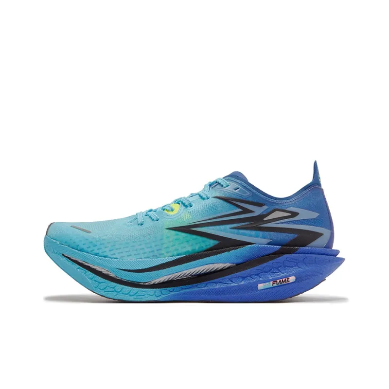 361° Flame 4 Cushioning, Slip Resistant, And Abrasion Resistant Low Top Casual Running Shoes Unisex Aquarius Blue-0