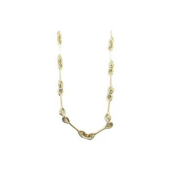 Cartier 2010s 18K Yellow And White Gold Chain Necklace