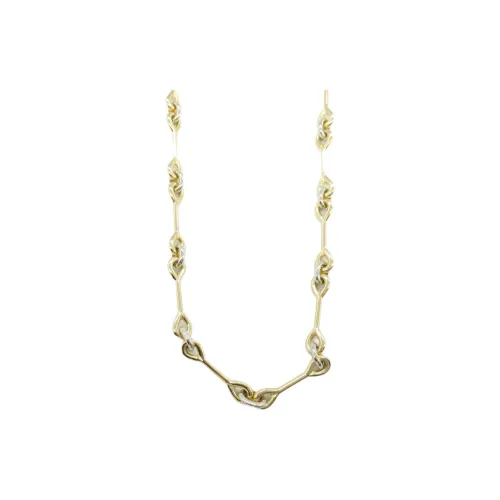 Cartier 2010s 18K Yellow And White Gold Chain Necklace