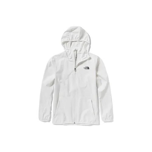 THE NORTH FACE Men's Logo Hooded Windbreaker White