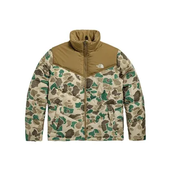 THE NORTH FACE Puffer Jacket Men's Camouflage Brown
