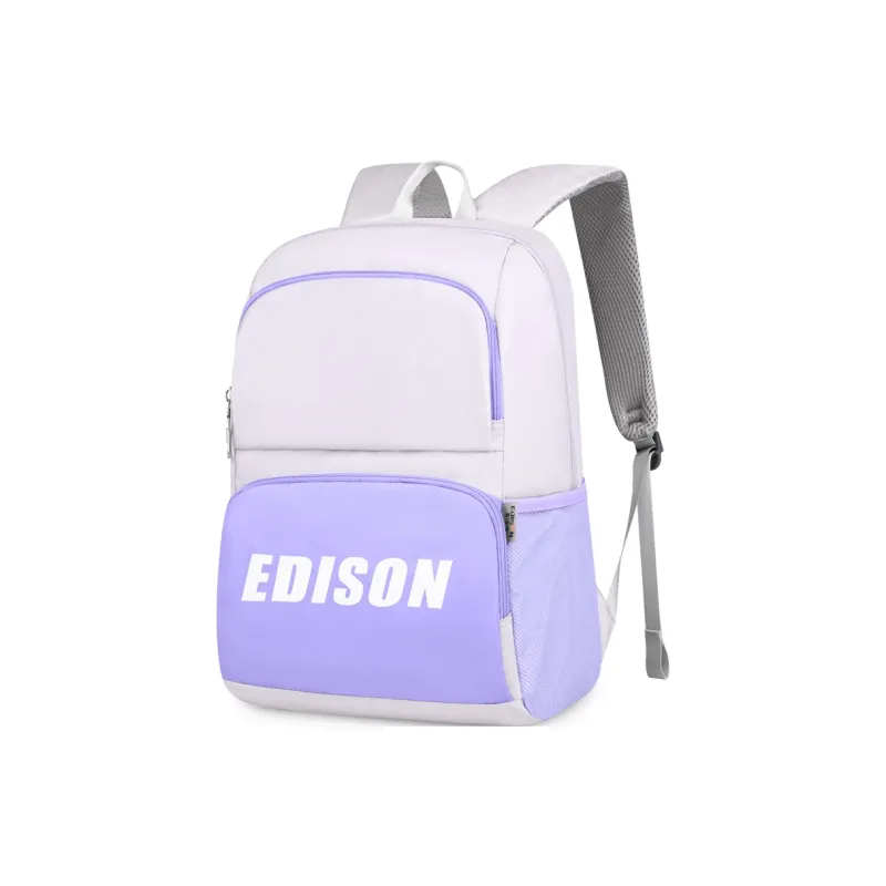 EDISON School Travel Nylon Backpack Unisex Multicolor-7