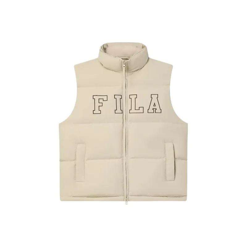 FILA Vests Unisex Light Sand Camel-0