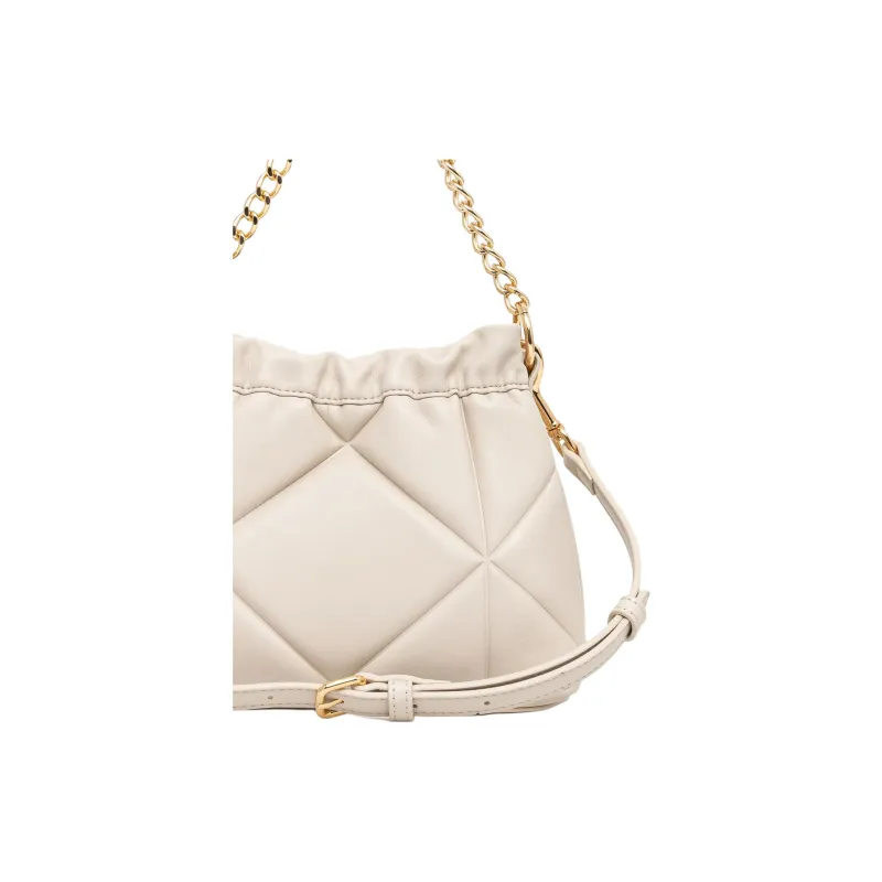 LOVE MOSCHINO Polyurethane Bucket Bags Crossbody Bag, Shoulder Bag Women's White-3