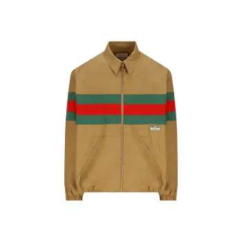 GUCCI Web Striped Zipped Jacket