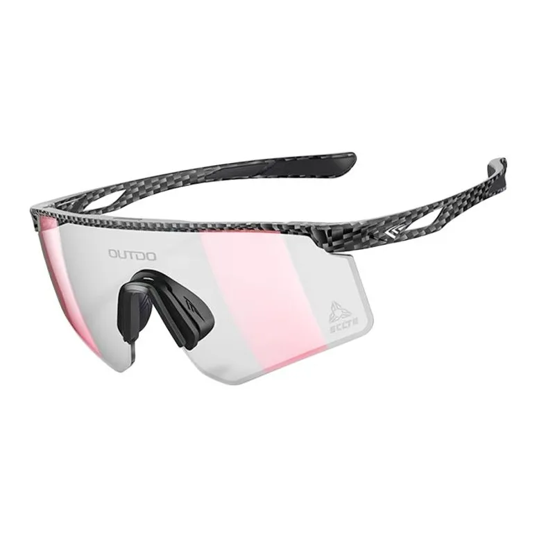 OUTDO Silicone TR90PPSU Irregular Shape Sunglasses Unisex Multicolor-6