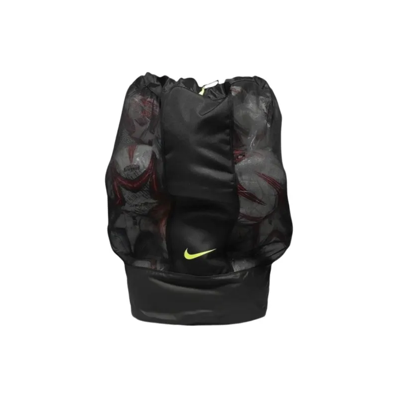 Nike Drawstring Closure Backpack Large Size Unisex Black-0