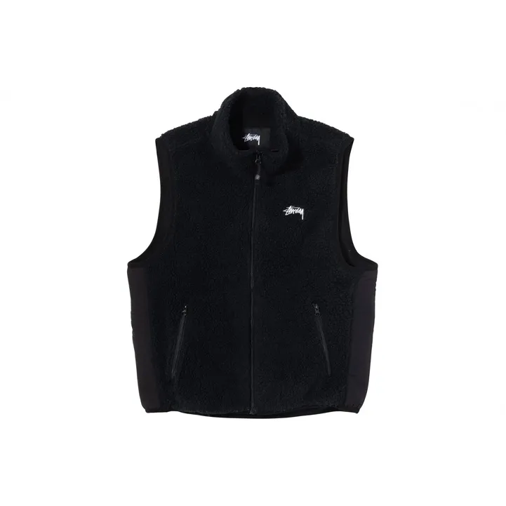 Stussy Block Sherpa Vest-3