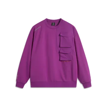 LiNing CF Tracing Outdoor Collection Sweatshirt Unisex Cosmic Sky Purple