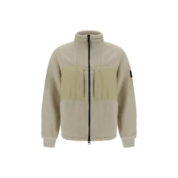 STONE ISLAND Zip Up Fleece Jacket