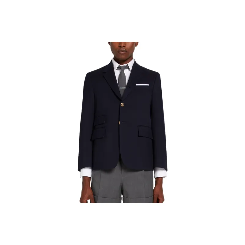 THOM BROWNE Single Breasted Jacket-0