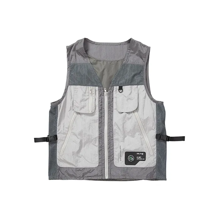 FLOAT Loose Fit Vest Unisex Gray-0