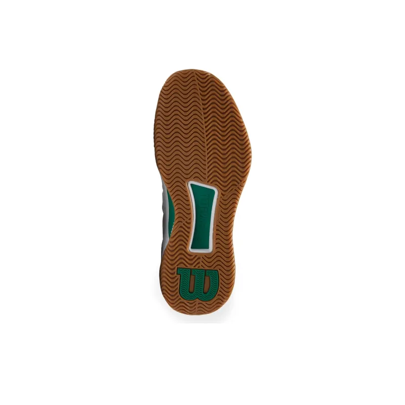 Wilson Cushioning Abrasion Resistant Coverage Support Low Top Tennis Shoes Women's White Green-4