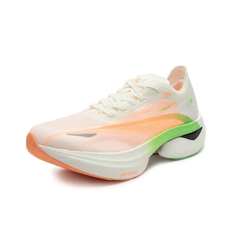 361° Running Shoes Unisex Low Top Feather White/Fluorescent Cream Peach Red-1
