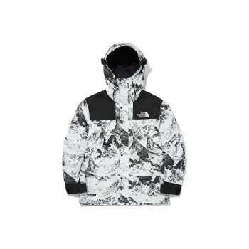 THE NORTH FACE Outdoor Hiking Waterproof And Windproof Windbreaker Jacket Unisex White
