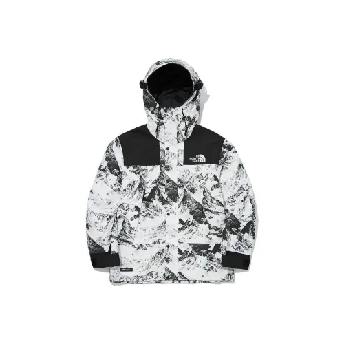 THE NORTH FACE Outdoor Hiking Waterproof And Windproof Windbreaker Jacket Unisex White