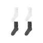 4-Pack (White 2+Dark Heather Gray 2)