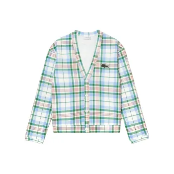 LACOSTE Sweatshirt Men's White/Green