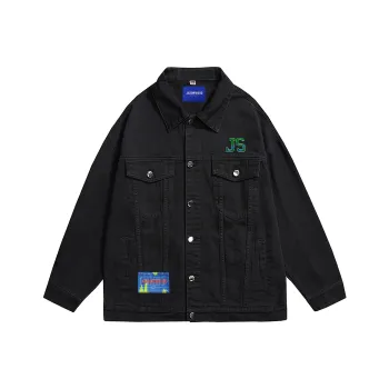 JASONWOOD Cowboy On The Run Denim Jackets Unisex