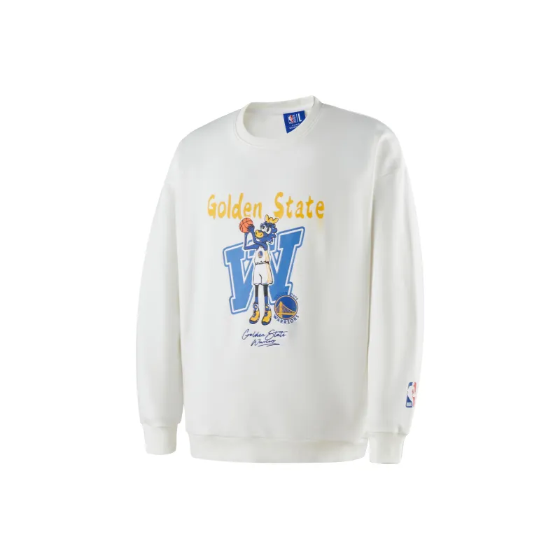 NBA Golden State Warriors Year Of The Dragon Collection Sweatshirt Unisex Ecru-0