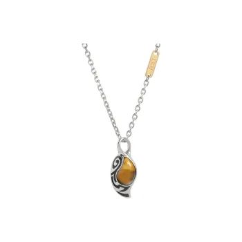 ROADLATIVE Titanium Steel Necklaces Unisex