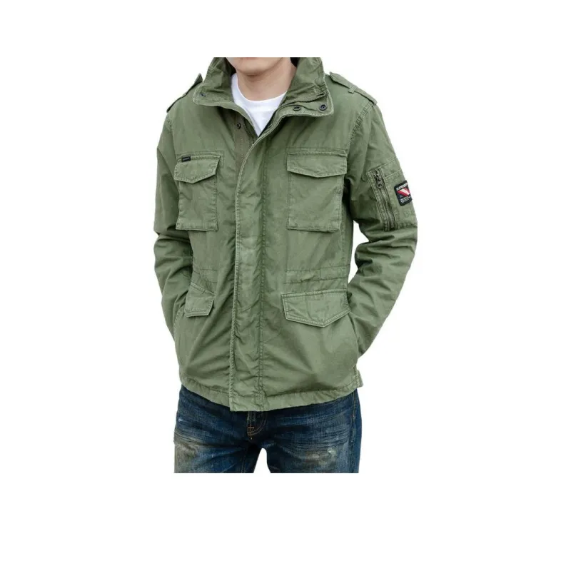 SUPERDRY Jackets Men Army Green-0