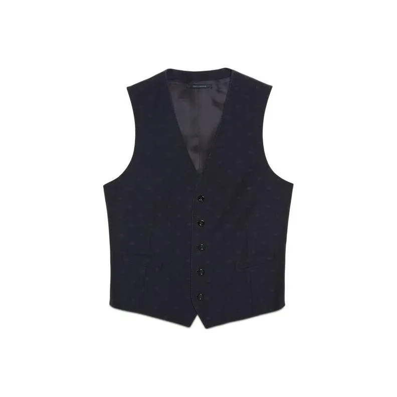 GUCCI Double G Wool Waistcoat-0