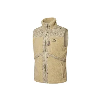 PUMA PAISLEY WOVEN Vests Men Khaki