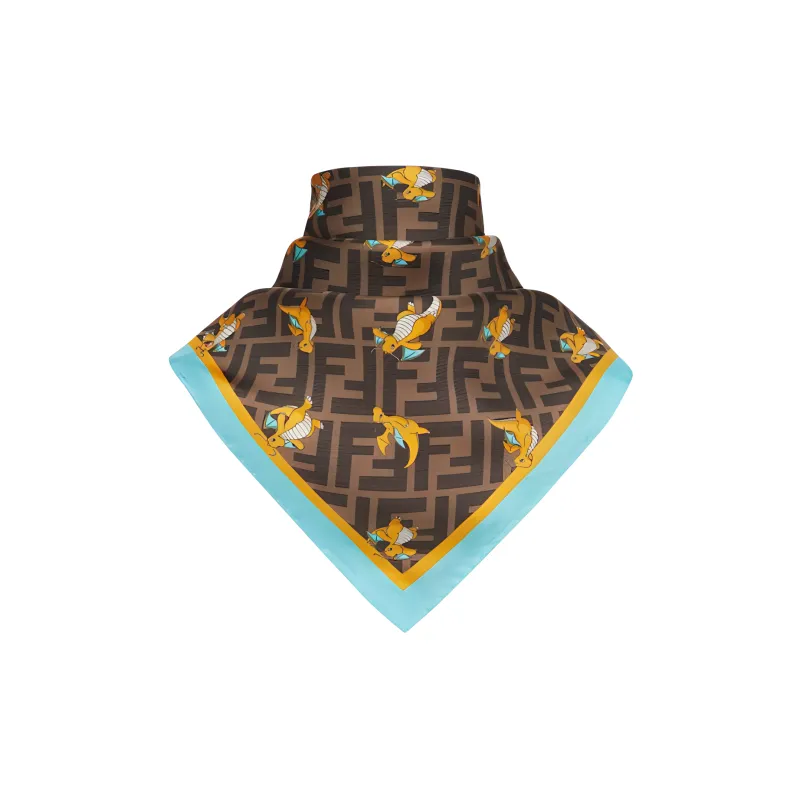 FENDI X Frgmt X Pokemon Silk Foulard-1