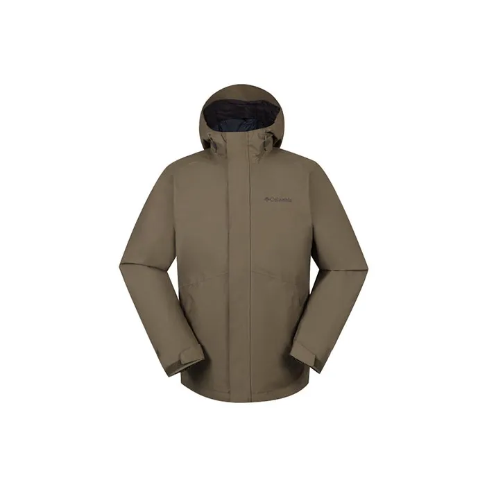 Columbia FW22 Waterproof And Windproof To Keep Warm Windbreaker Jacket Men's Green-0