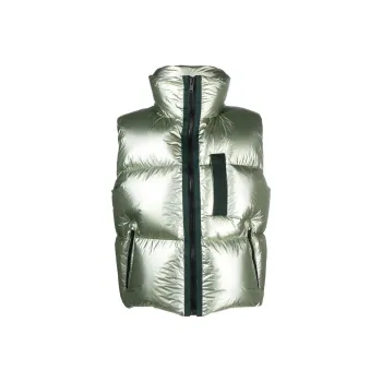 Givenchy Laminated Sleeveless Puffer