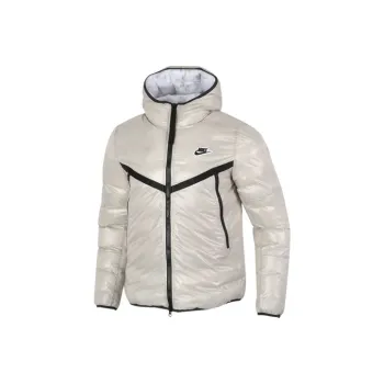 Nike Puffer Jackets Men Stone White