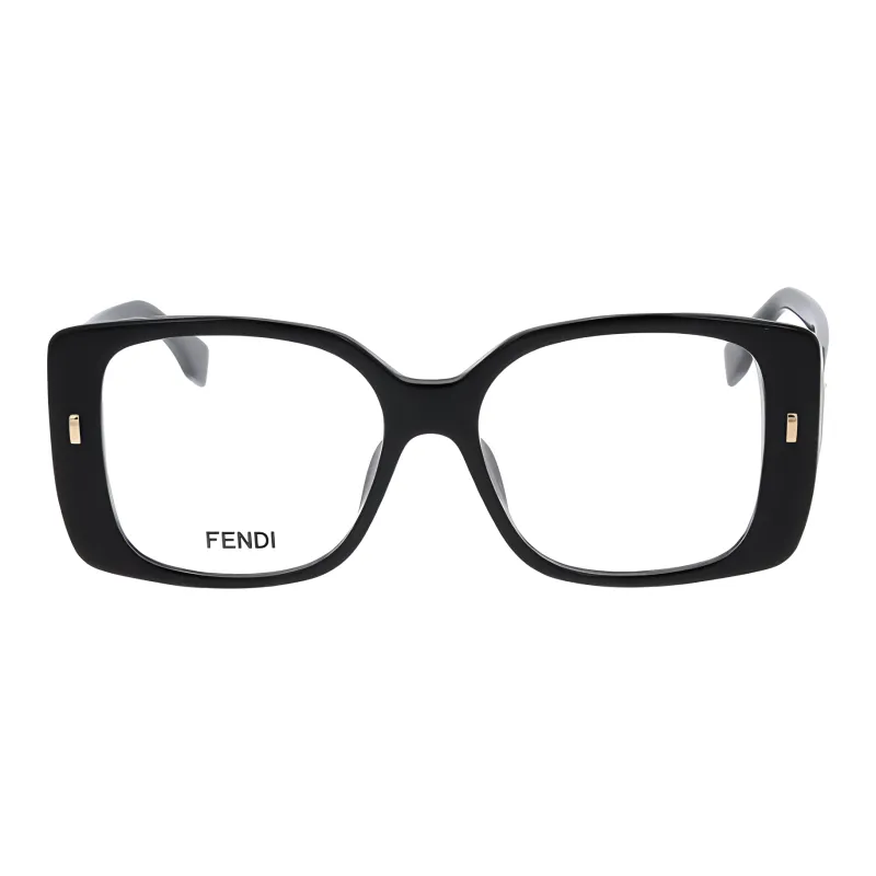 FENDI Square Sunglasses Unisex Black-0