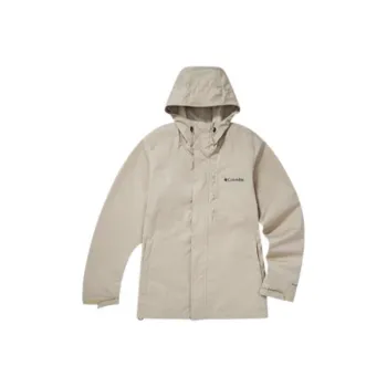 Columbia Water Resistant Windproof Breathable Windbreaker Jacket Men's Khaki